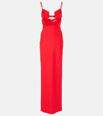 Maxikleid aus Crêpe | Nensi Dojaka