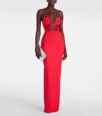 Maxikleid aus Crêpe | Nensi Dojaka