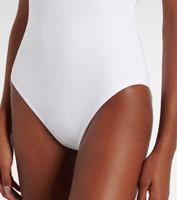 Hana embroidered bandeau swimsuit | Karla Colletto