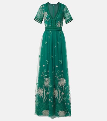 Bestickte Robe | Costarellos