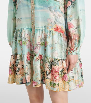 Hemdblusenkleid aus Seiden-Twill | Camilla