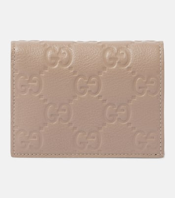 Portafoglio GG in pelle goffrata | Gucci
