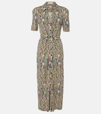 Zoey printed jersey midi dress | Diane von Furstenberg