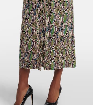 Zoey printed jersey midi dress | Diane von Furstenberg