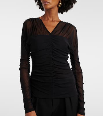Top Eli aus Mesh | Diane von Furstenberg