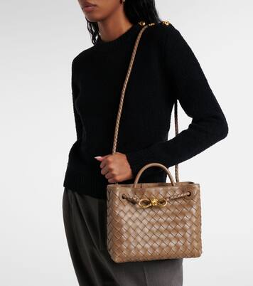 Sac Andiamo Small en cuir intrecciato | Bottega Veneta