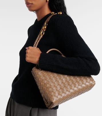 Sac Andiamo Small en cuir intrecciato | Bottega Veneta