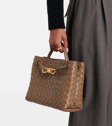 Sac Andiamo Small en cuir intrecciato | Bottega Veneta