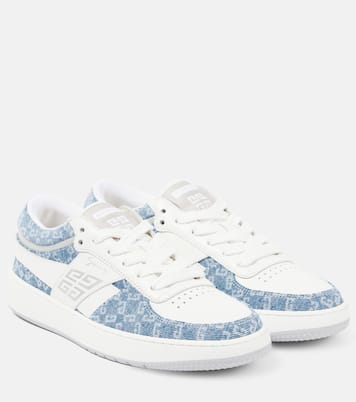 Baskets G Move en cuir et jean | Givenchy