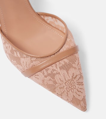 Mules Uma 80 mit Spitze und Leder | Malone Souliers