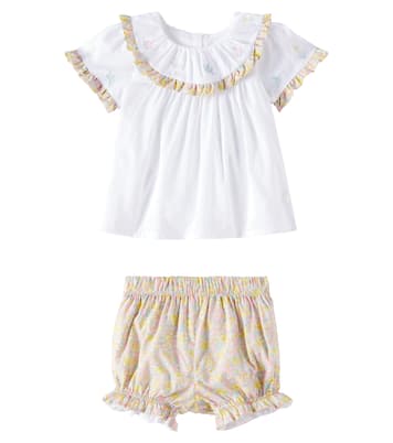 Top y shorts de algodón floral | Patachou