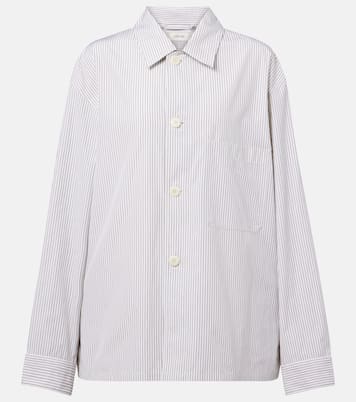 Camicia pigiama in popeline di cotone a righe | Lemaire
