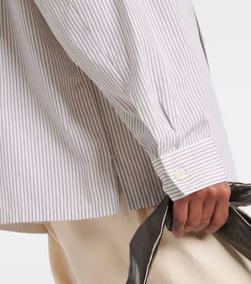 Camicia pigiama in popeline di cotone a righe | Lemaire