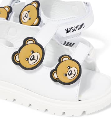 Sandalias Teddy Bear de piel | Moschino Kids