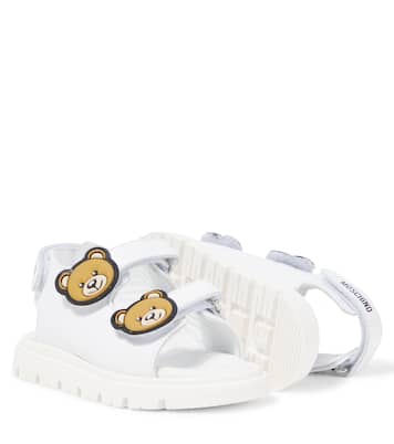 Sandalias Teddy Bear de piel | Moschino Kids