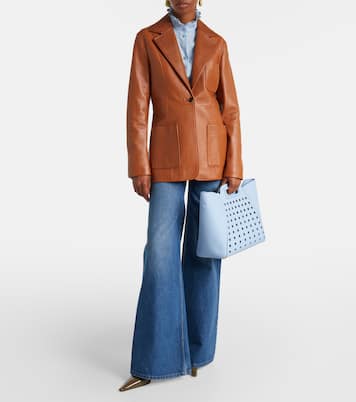 L' Airess MM leather tote bag | Delvaux