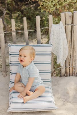 Bébé – Set polo et short en coton | Tartine et Chocolat