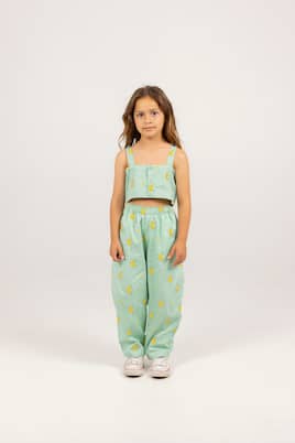Pantalon ample Midnight Sun en coton | Tinycottons