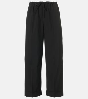 Yaji wool straight pants | The Row