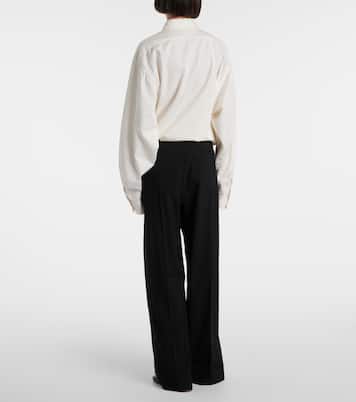 Yaji wool straight pants | The Row