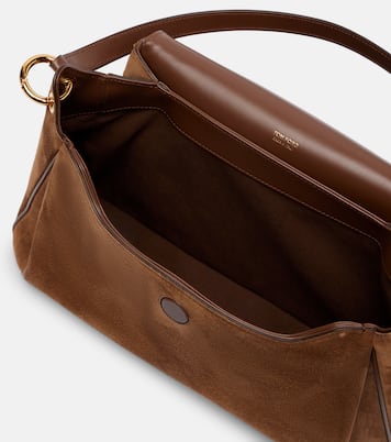 Schultertasche Tara Medium aus Veloursleder | Tom Ford