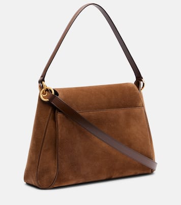 Schultertasche Tara Medium aus Veloursleder | Tom Ford