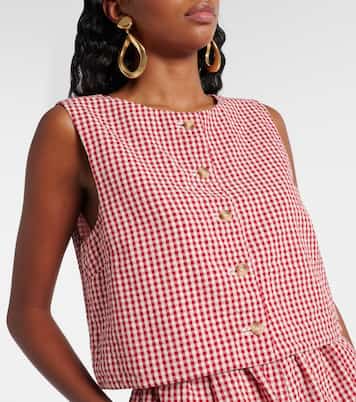 Rio gingham cotton top | Posse