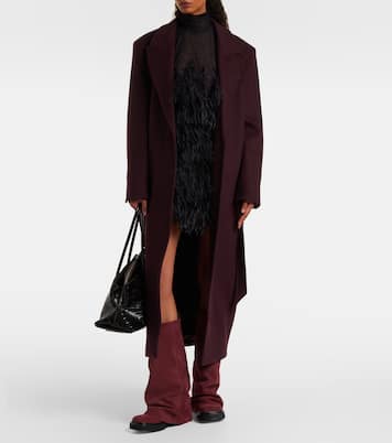 Cappotto in twill di misto lana | The Attico