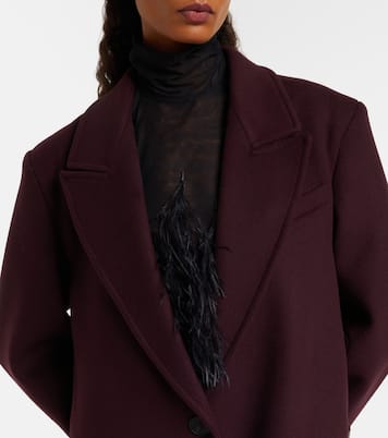 Cappotto in twill di misto lana | The Attico