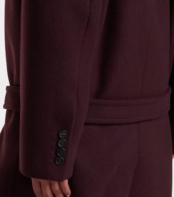 Cappotto in twill di misto lana | The Attico