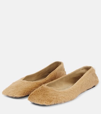 Ballerines en cuir façon poulain | The Row