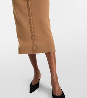 Wool-blend midi skirt | Victoria Beckham