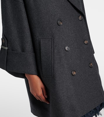 Oversized wool jacket | Brunello Cucinelli