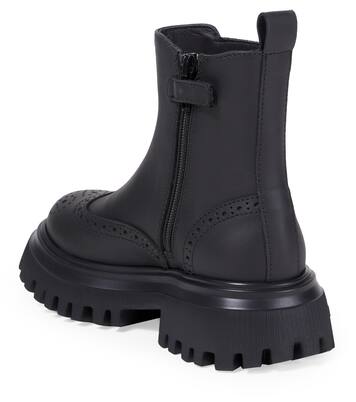 Leather ankle boots | Dolce&Gabbana Kids