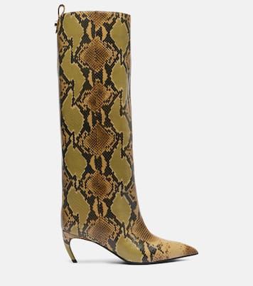 Lea 65 leather knee-high boots | The Attico