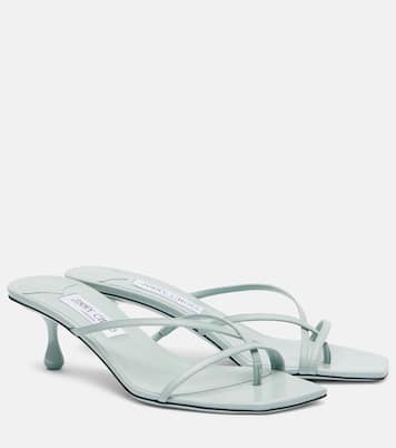 Etana 50 leather mules | Jimmy Choo