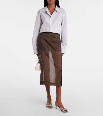 Etana 50 leather mules | Jimmy Choo