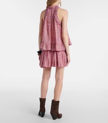 Carlee printed ruffled cotton blouse | Marant Etoile