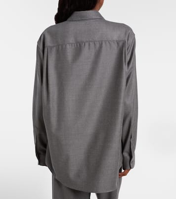 Camicia Pino in lana vergine | The Row