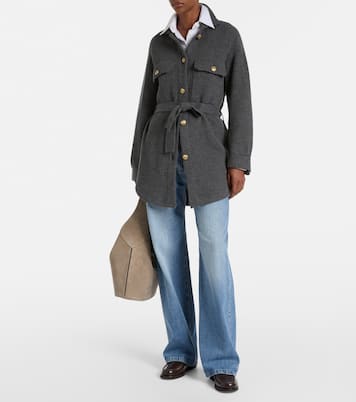 Wool, cashmere, and silk cardigan | Brunello Cucinelli
