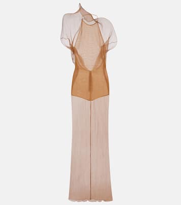 Sheer silk organza gown | Magda Butrym