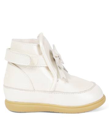 Bebé - botas Cemilla de piel con lazo | Donsje
