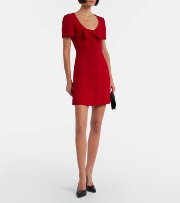 Wool-blend tweed minidress | Valentino