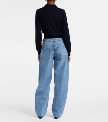 Jean barrel Low Slung à taille mi-haute | Frame
