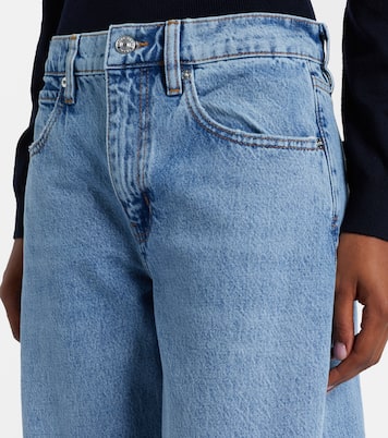 Jean barrel Low Slung à taille mi-haute | Frame