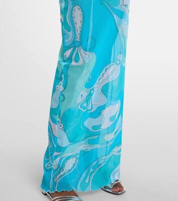 Abito lungo Orchidee  | Pucci