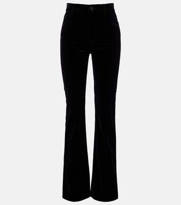Joan cotton velvet straight pants | Nili Lotan