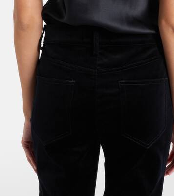 Joan cotton velvet straight pants | Nili Lotan