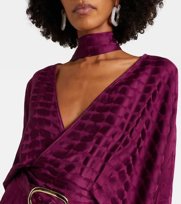 Wickelkleid Dunaway aus Cady | Taller Marmo