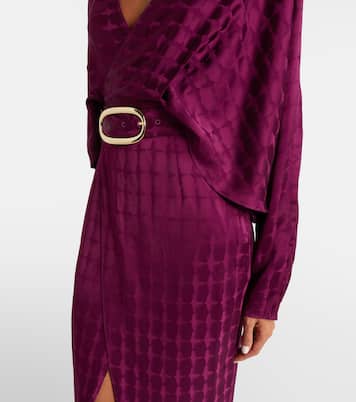 Wickelkleid Dunaway aus Cady | Taller Marmo